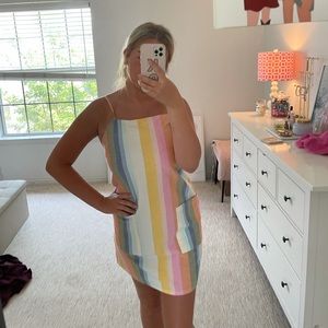 Billabong multicolored slip dress